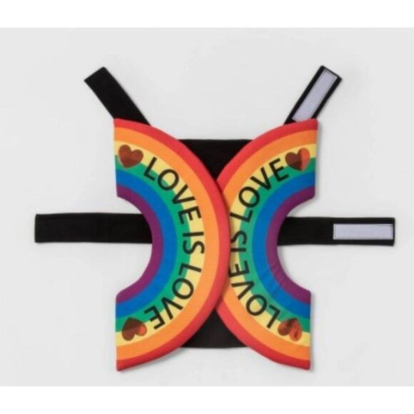 Rainbow Pet Costume-XL-Pride‎ - Picture 3 of 6